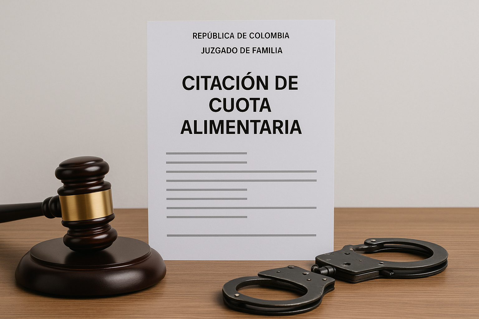 Sanciones legales por incumplir cuota alimentaria en Colombia